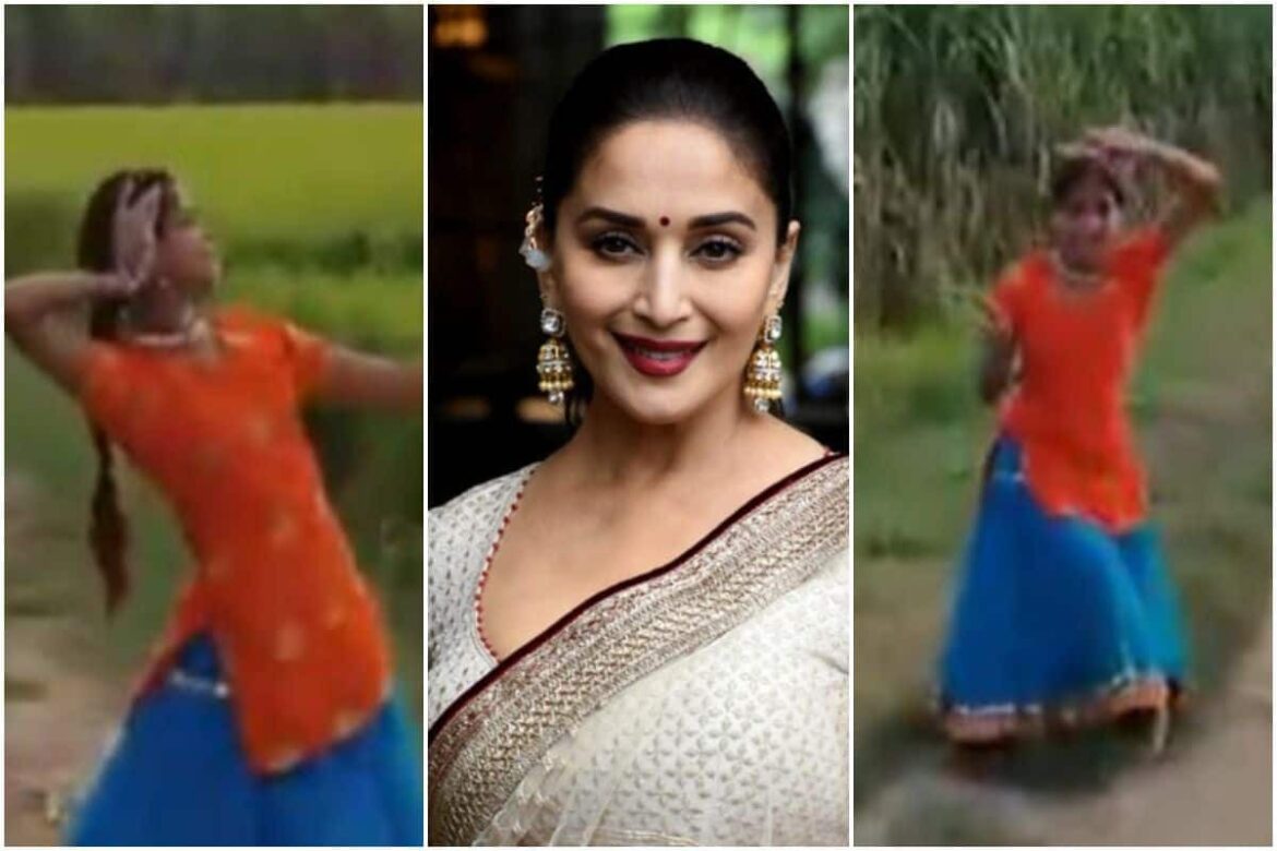 Amroha dancing to a Mother India song