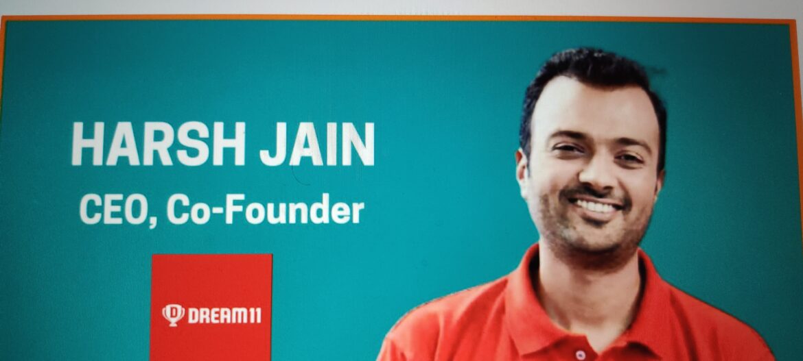 Harsh Jain the founder of Dream 11